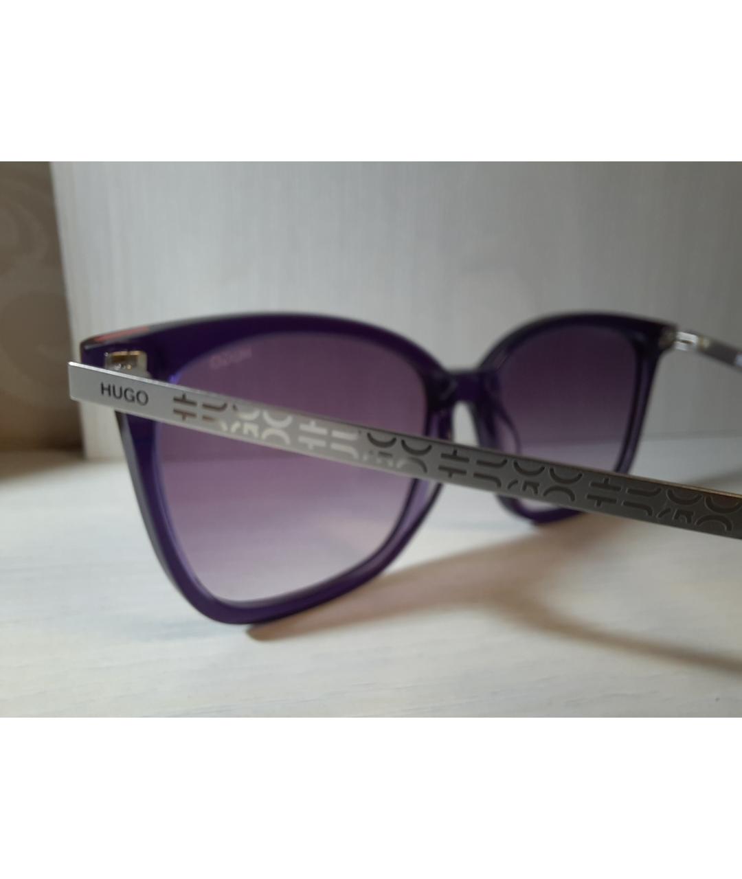 HUGO BOSS Фиолетовые солнцезащитные очки, фото 5