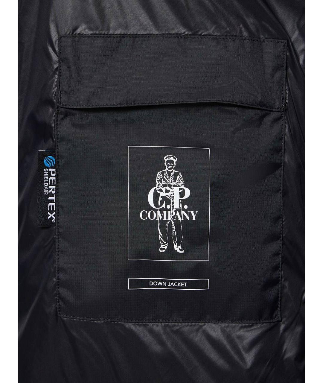 CP COMPANY Черный пуховик, фото 5