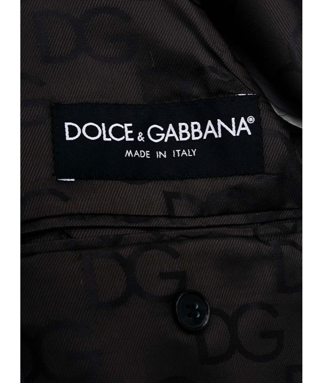 DOLCE&GABBANA Черный шерстяной пиджак, фото 6