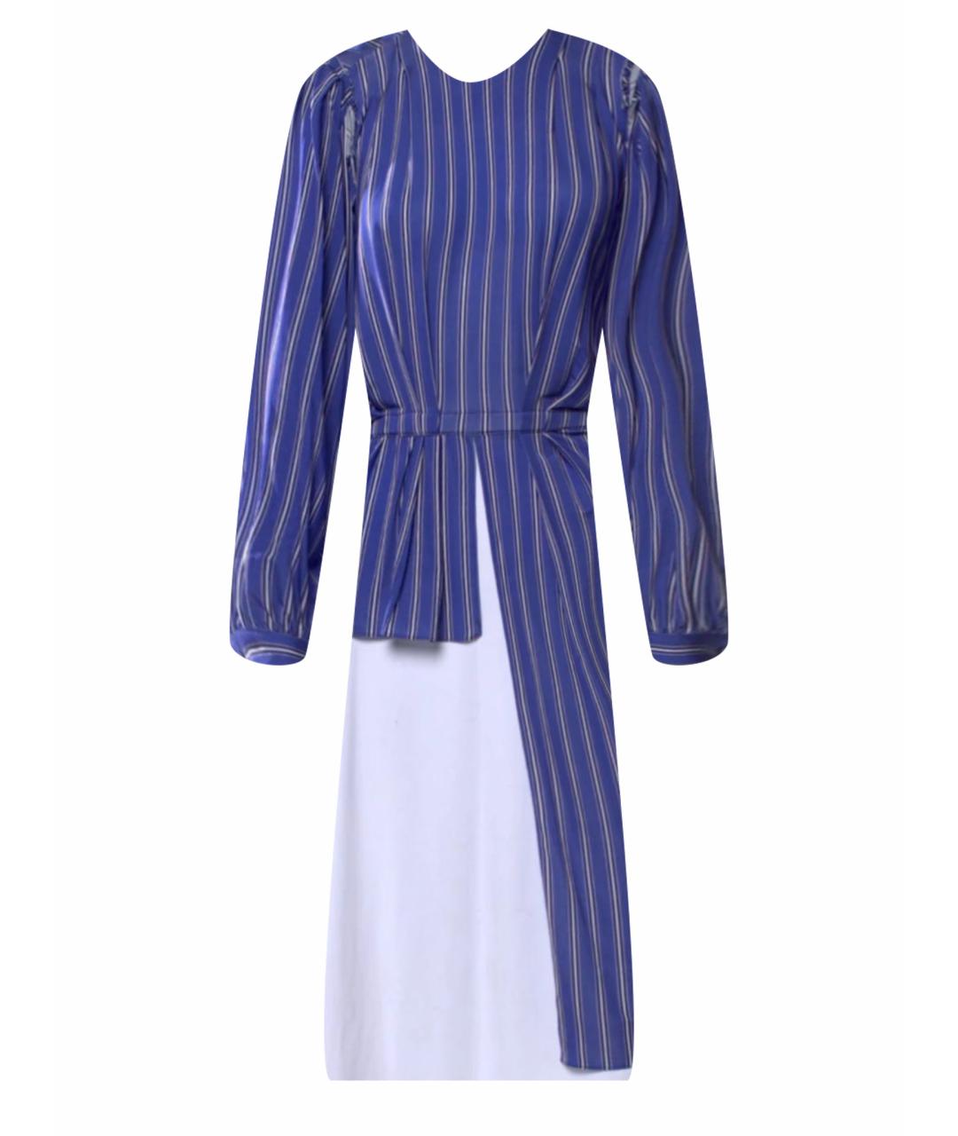 BALENCIAGA Синяя полиамидовая блузы, фото 1