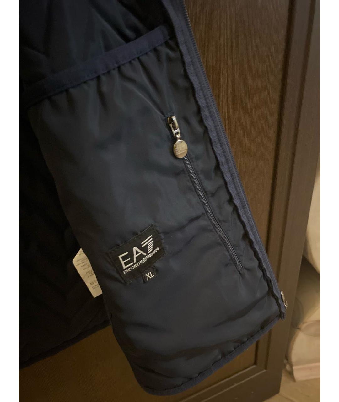 EA7 Темно-синий жилет, фото 3