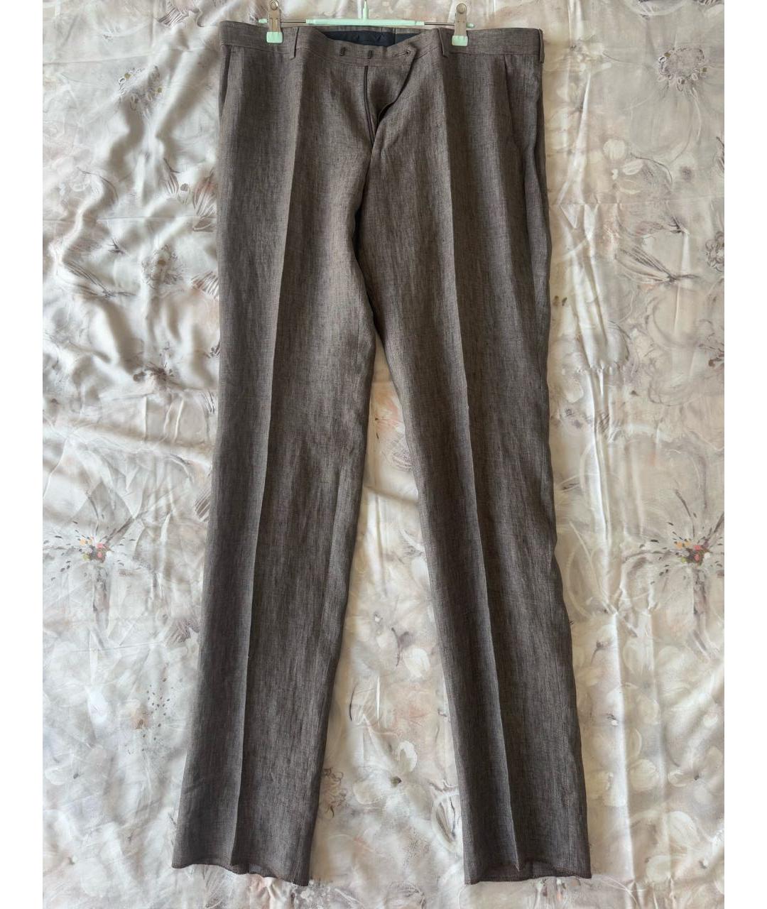 ZZEGNA Коричневый классический костюм, фото 2