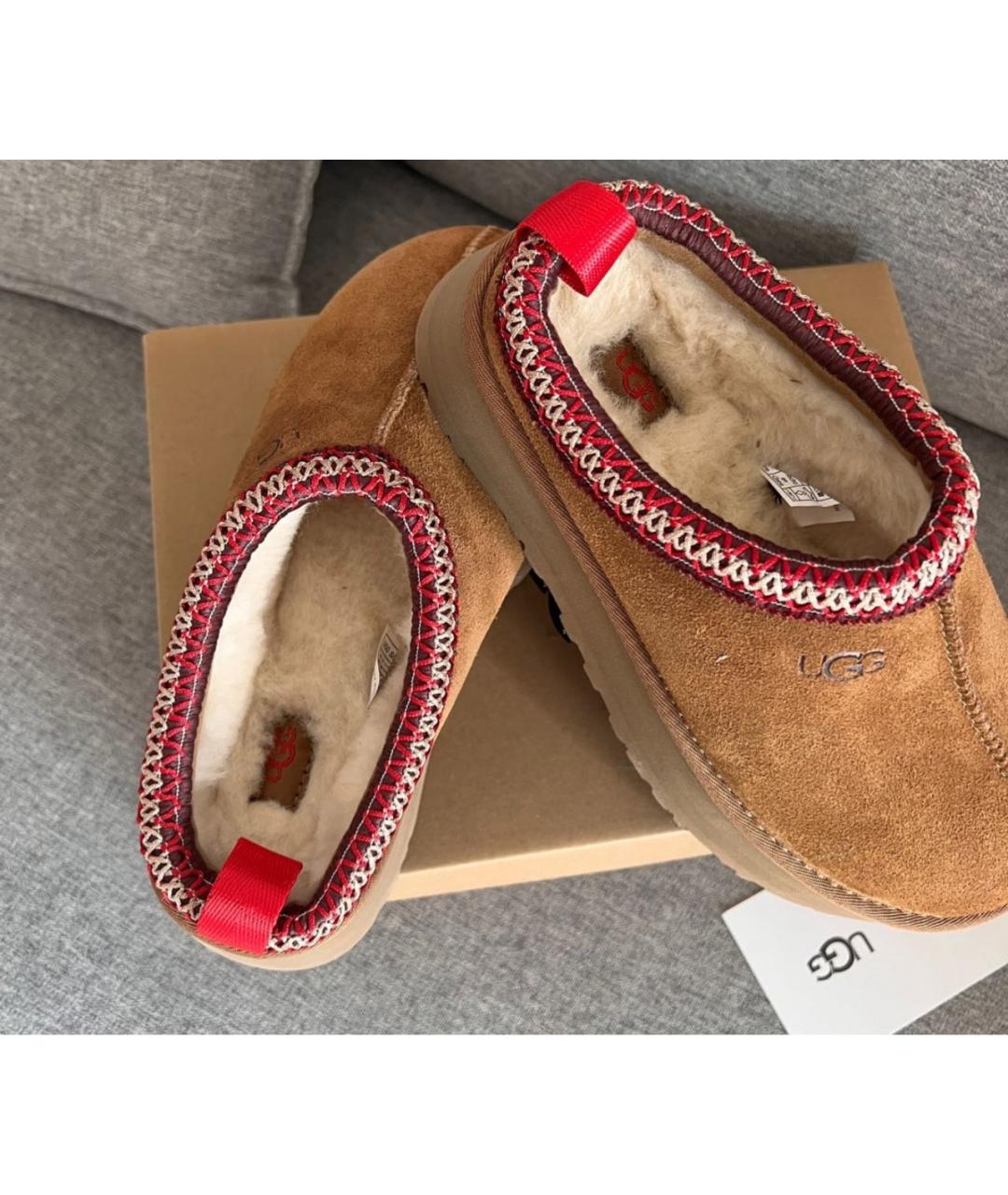 UGG AUSTRALIA Коричневые ботинки, фото 5