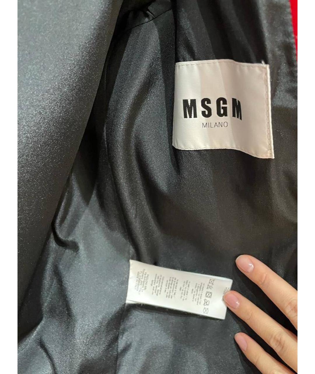 MSGM Черная юбка мини, фото 3