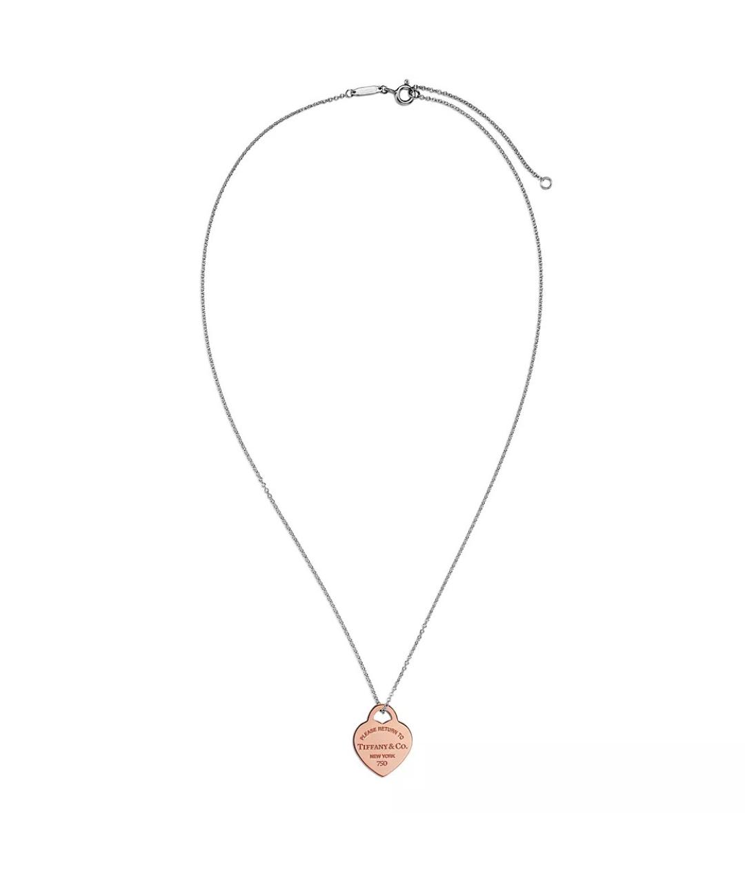 TIFFANY&CO Золотая подвеска из розового золота, фото 8