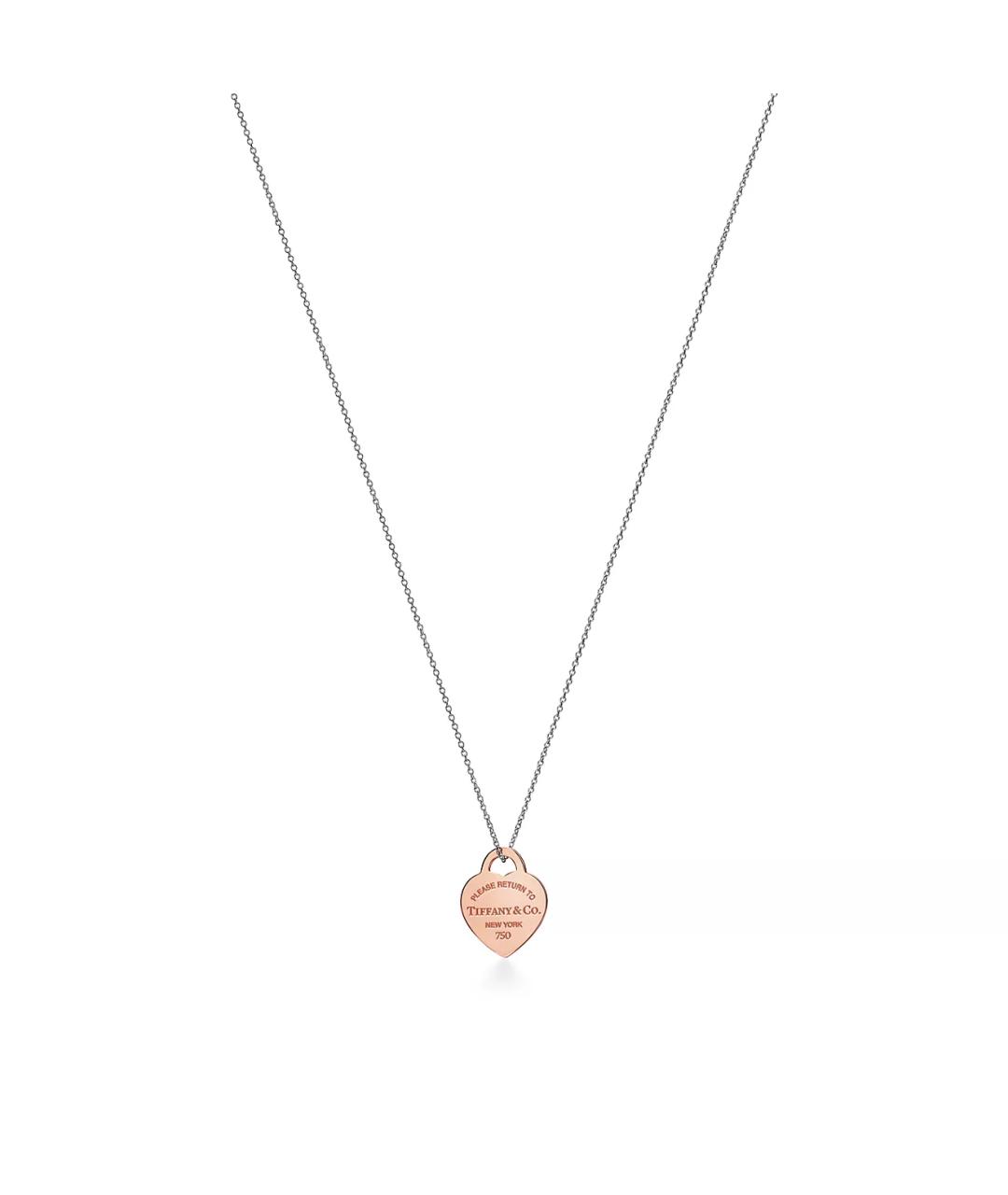 TIFFANY&CO Золотая подвеска из розового золота, фото 2