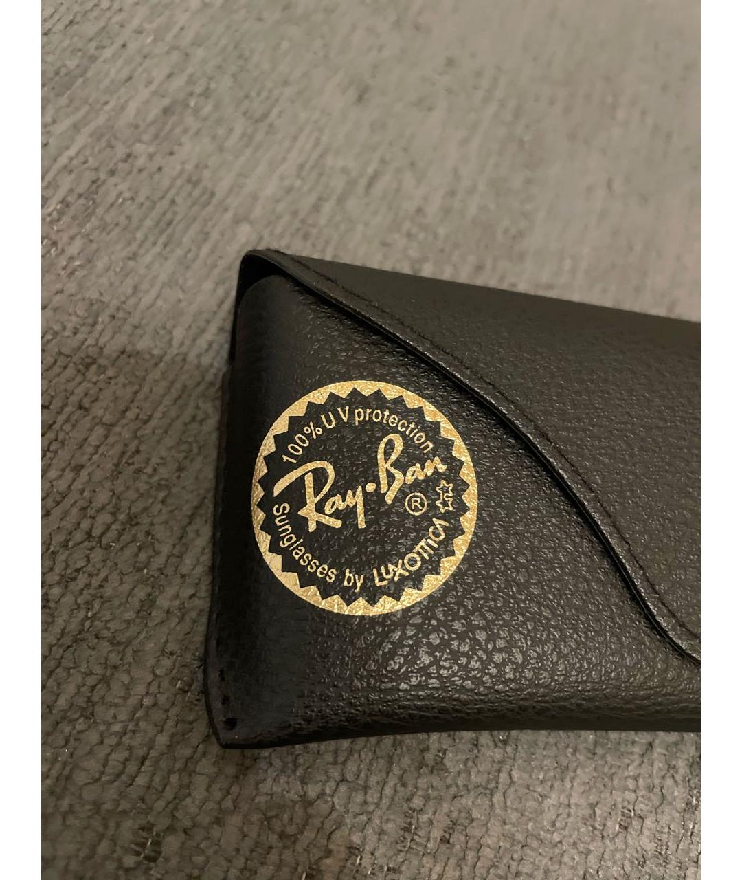 RAY BAN Зеленые металлические солнцезащитные очки, фото 8