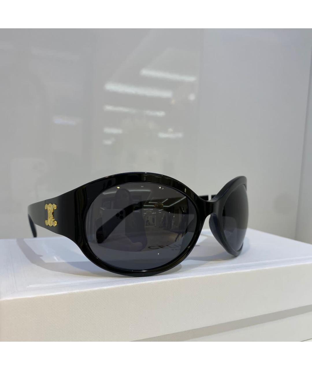 CELINE Черные солнцезащитные очки, фото 2