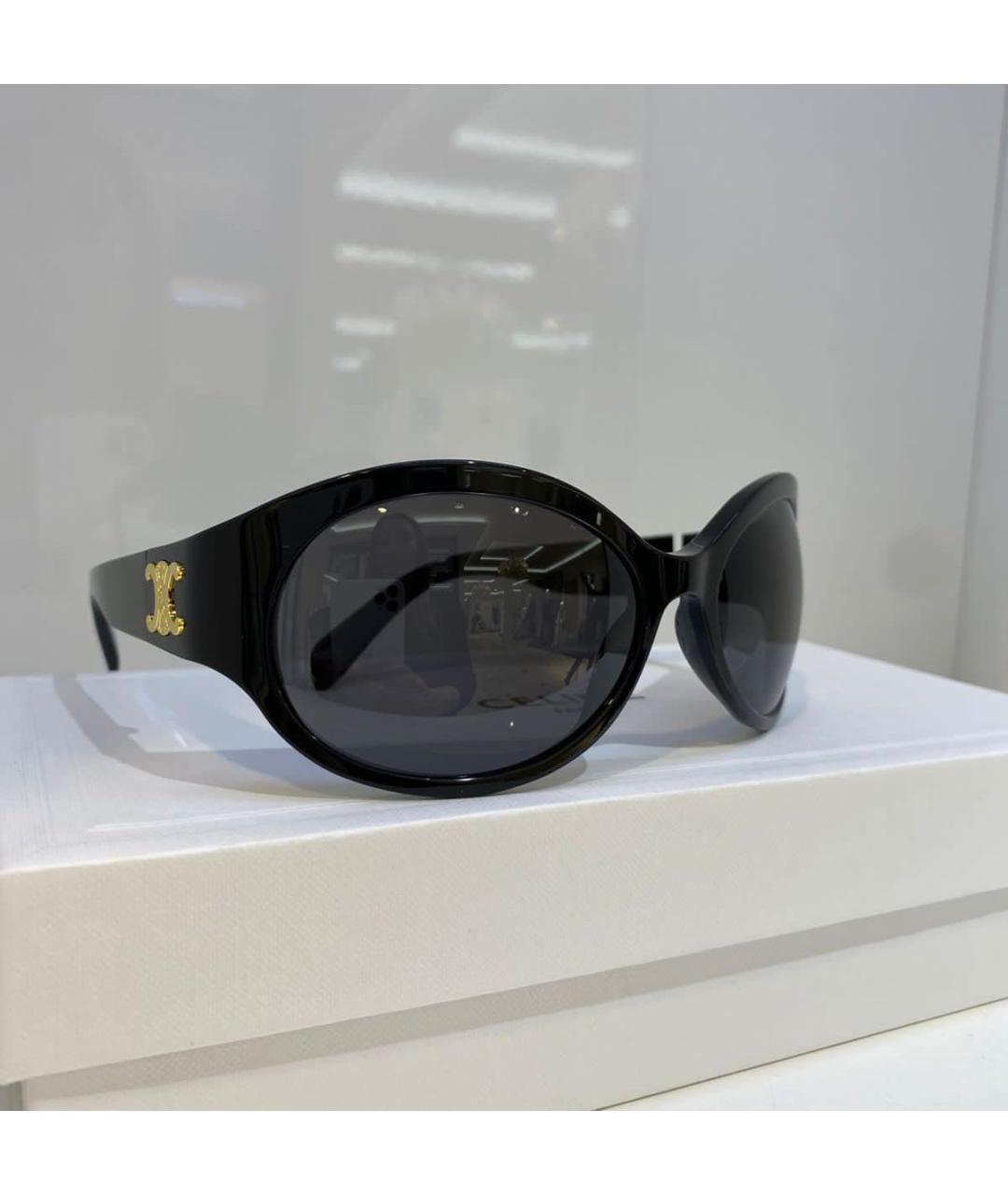 CELINE Черные солнцезащитные очки, фото 3