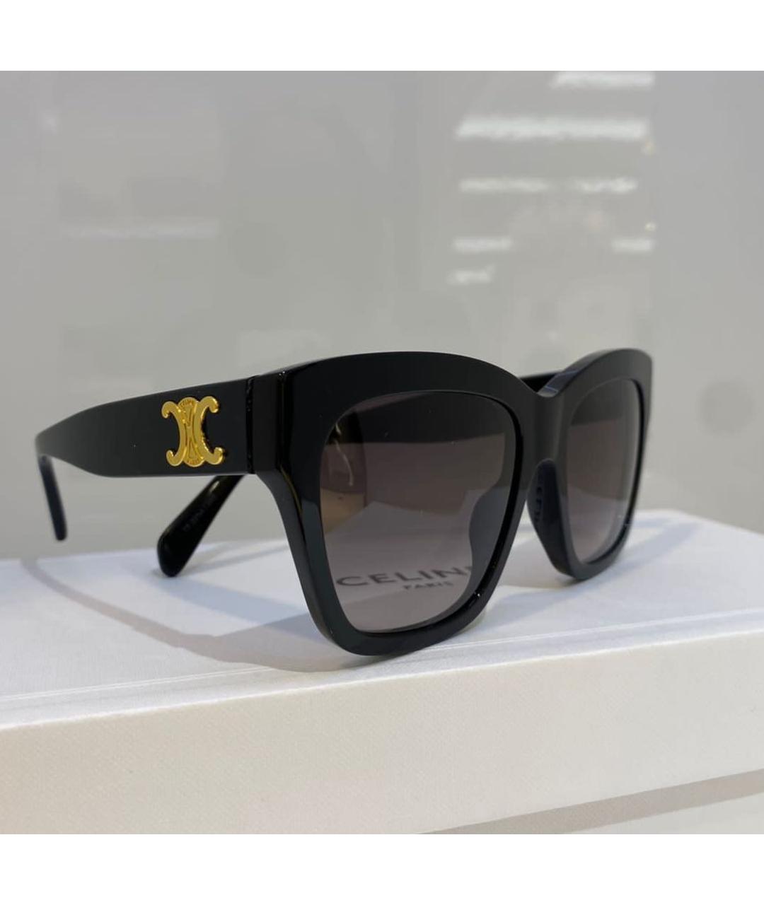CELINE Черные солнцезащитные очки, фото 3