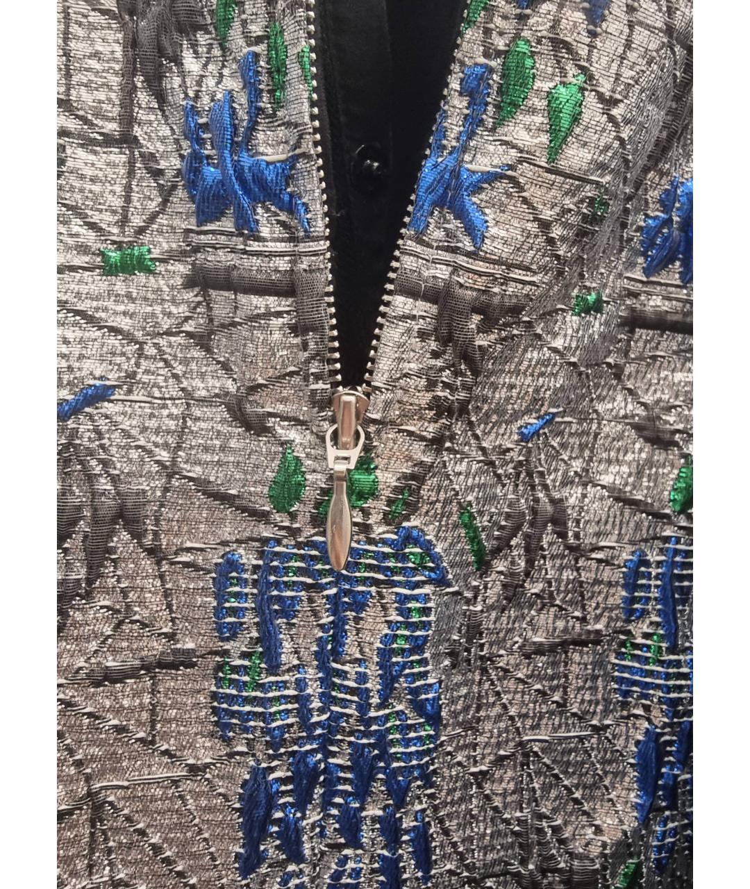 CHRISTIAN DIOR Серебряное полиамидовое вечернее платье, фото 8