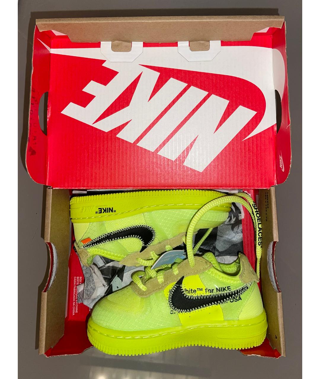 NIKE X OFF-WHITE Зеленые кеды, фото 7