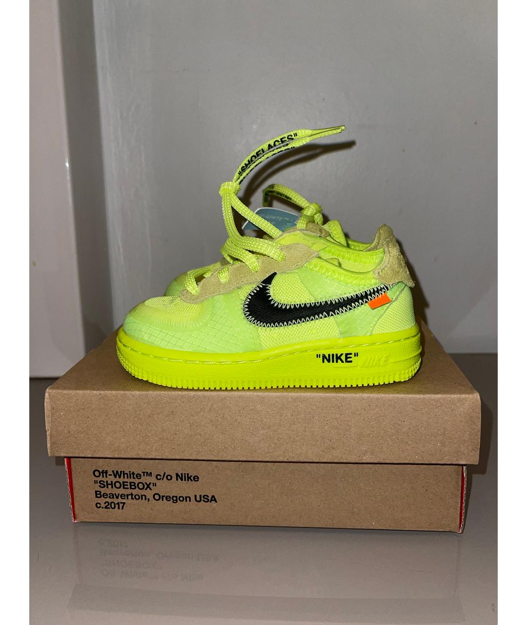 NIKE X OFF-WHITE Зеленые кеды, фото 10