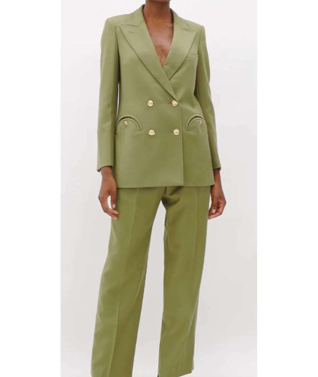 BLAZE MILANO Зеленый шерстяной жакет/пиджак, фото 3
