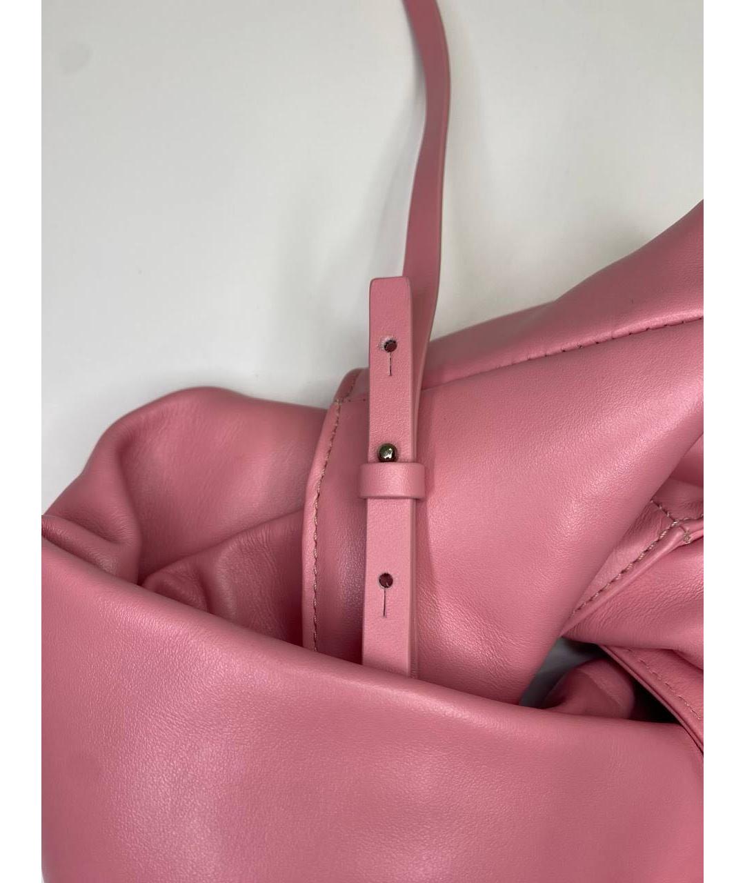 Y/PROJECT Розовая кожаная сумка через плечо, фото 3