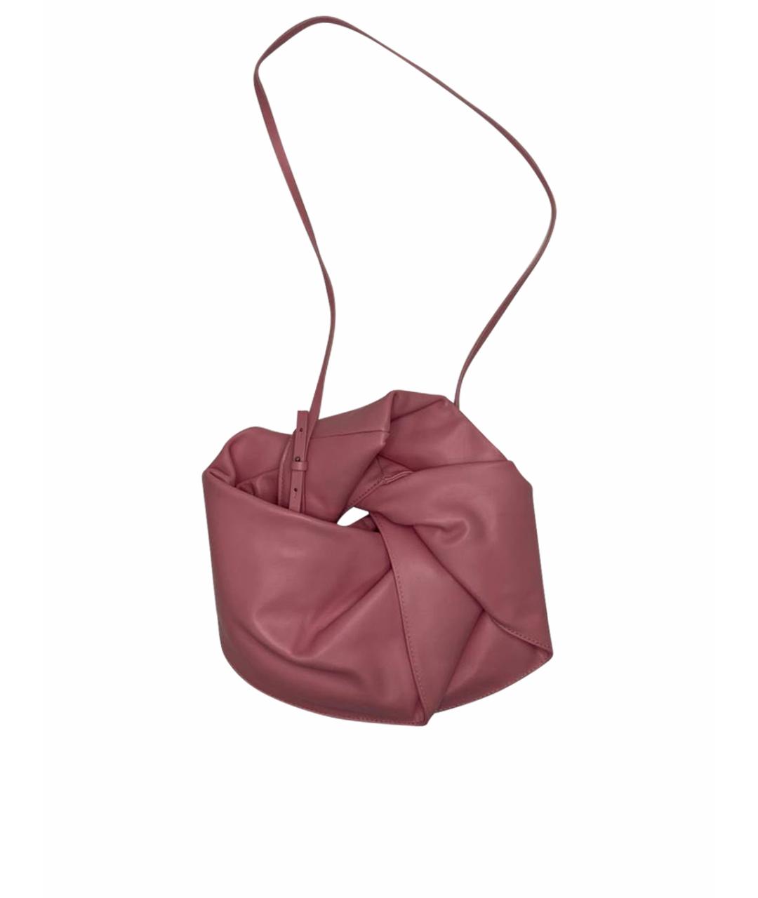 Y/PROJECT Розовая кожаная сумка через плечо, фото 1