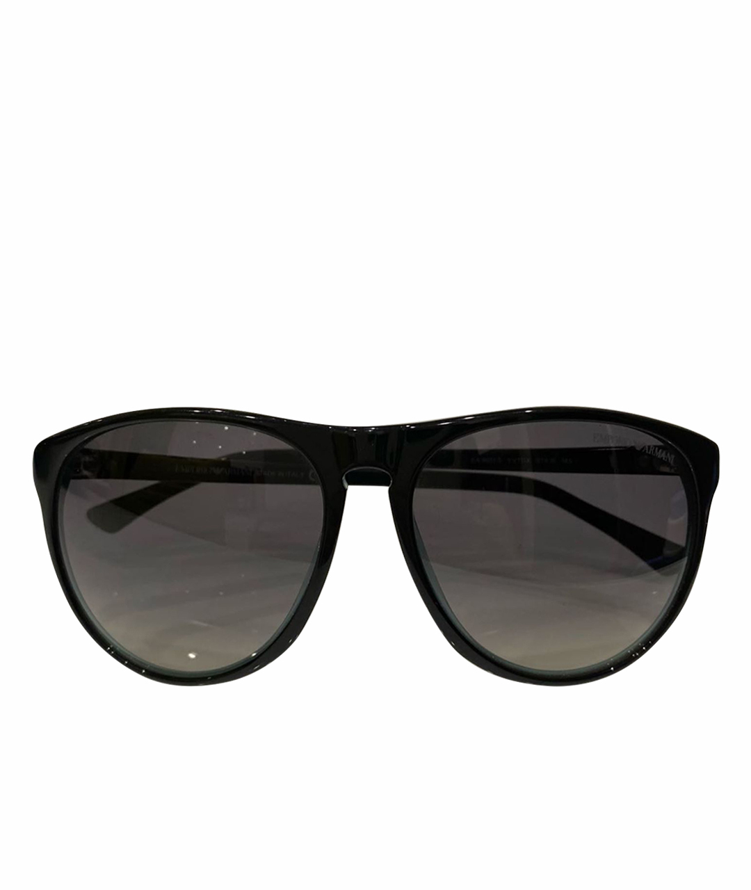 EMPORIO ARMANI Черные пластиковые солнцезащитные очки, фото 1