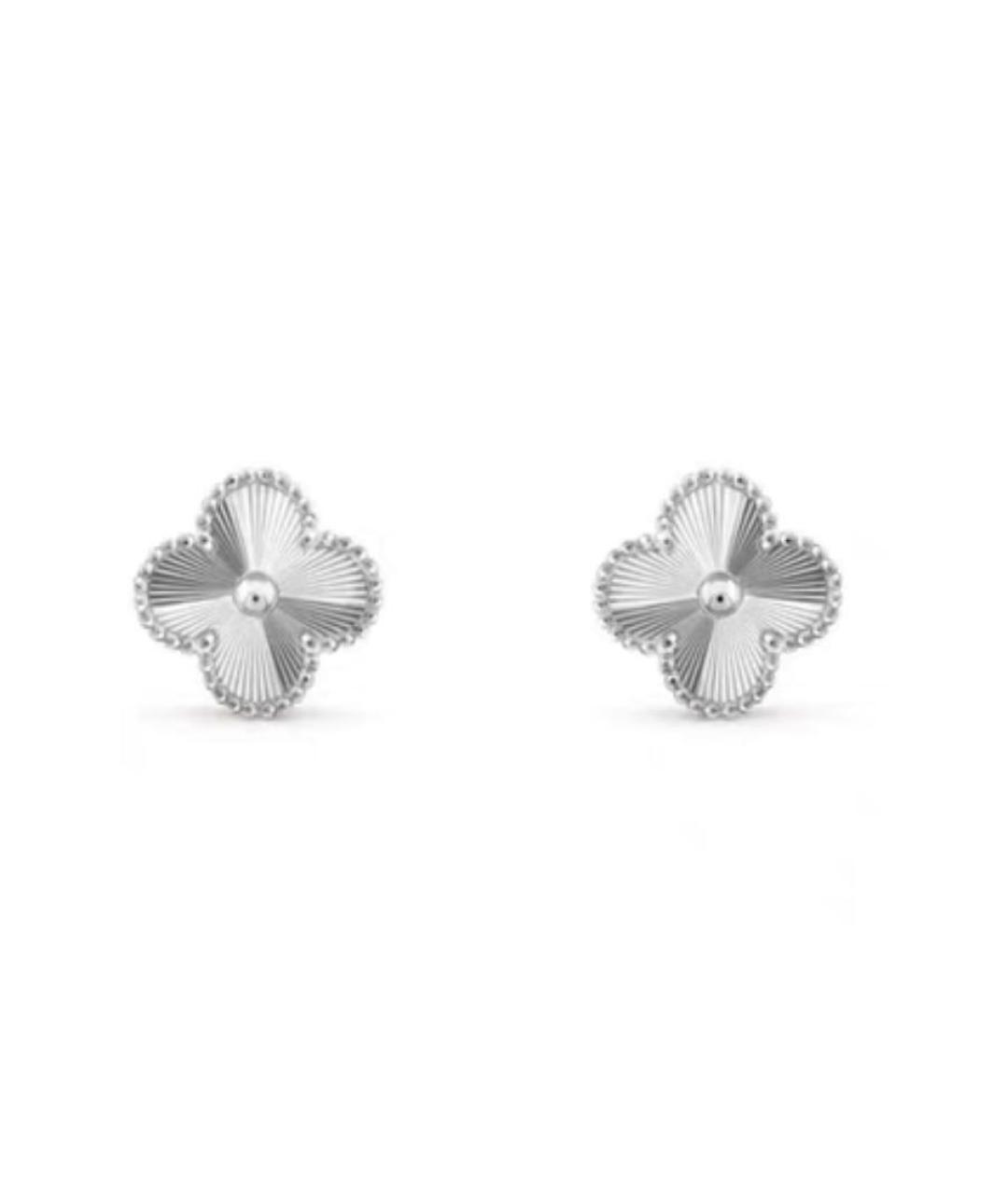 VAN CLEEF & ARPELS Серебряные серьги из белого золота, фото 1
