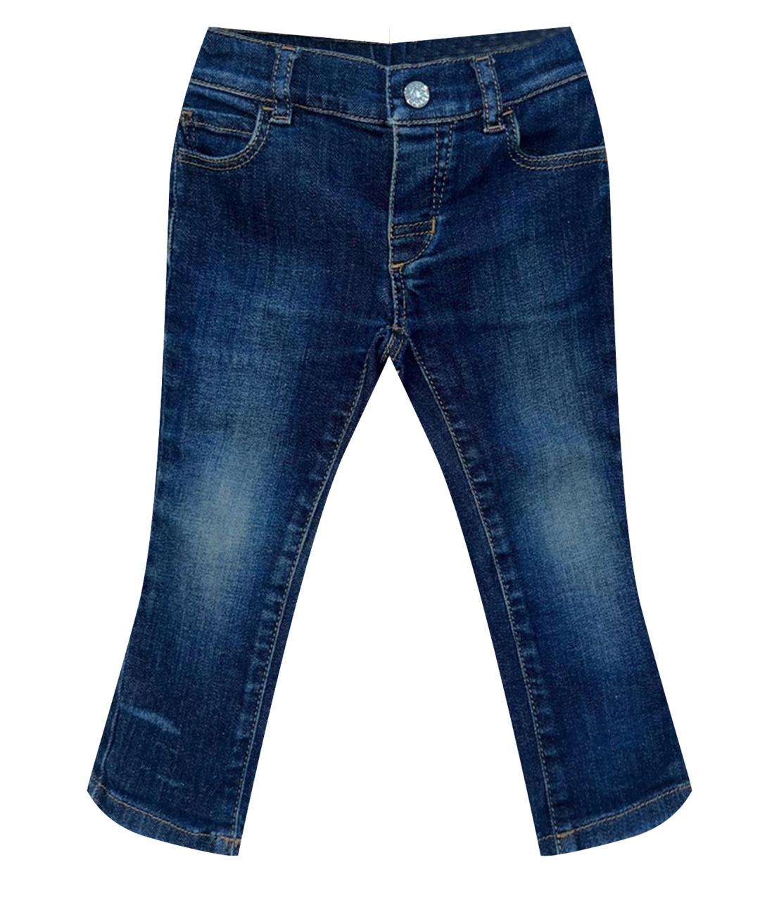 GUCCI Синие хлопковые детские джинсы, фото 1
