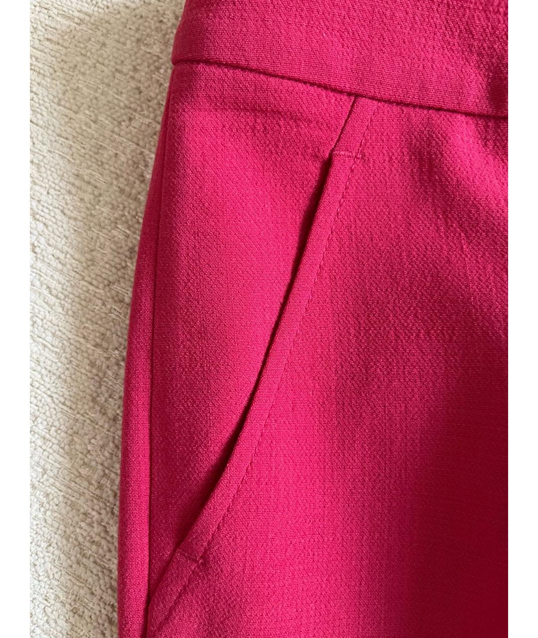 EMILIO PUCCI Фиолетовые шерстяные брюки узкие, фото 5