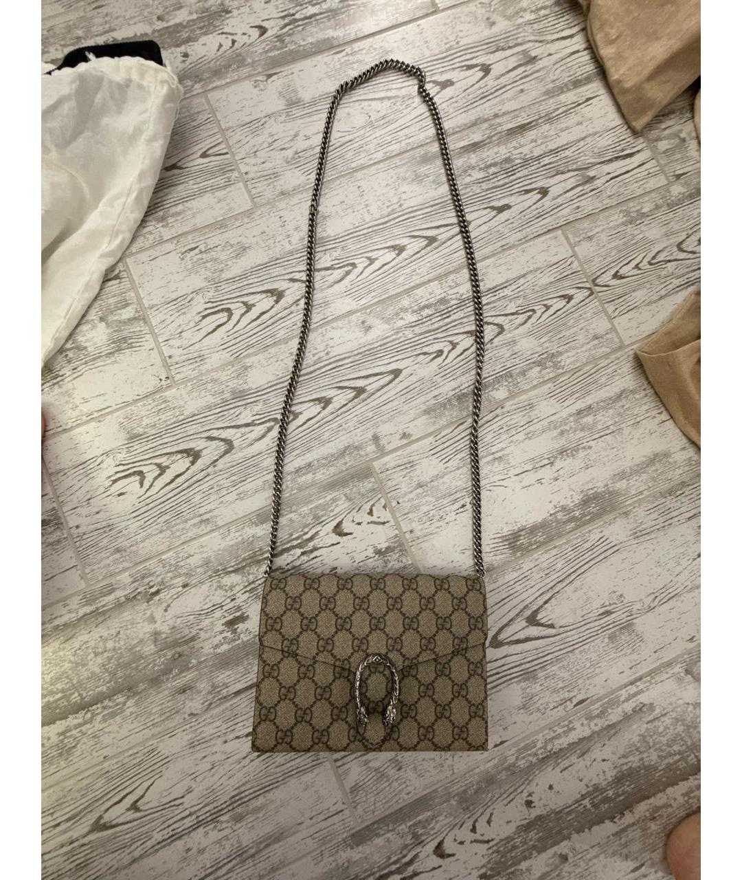 GUCCI Бежевая сумка через плечо, фото 5