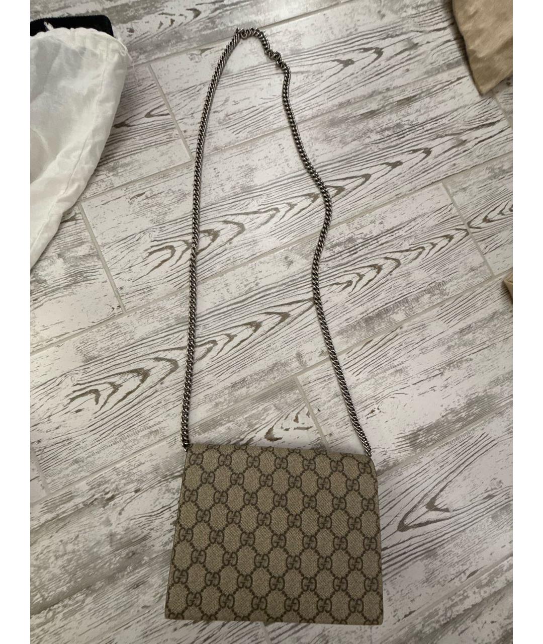 GUCCI Бежевая сумка через плечо, фото 3