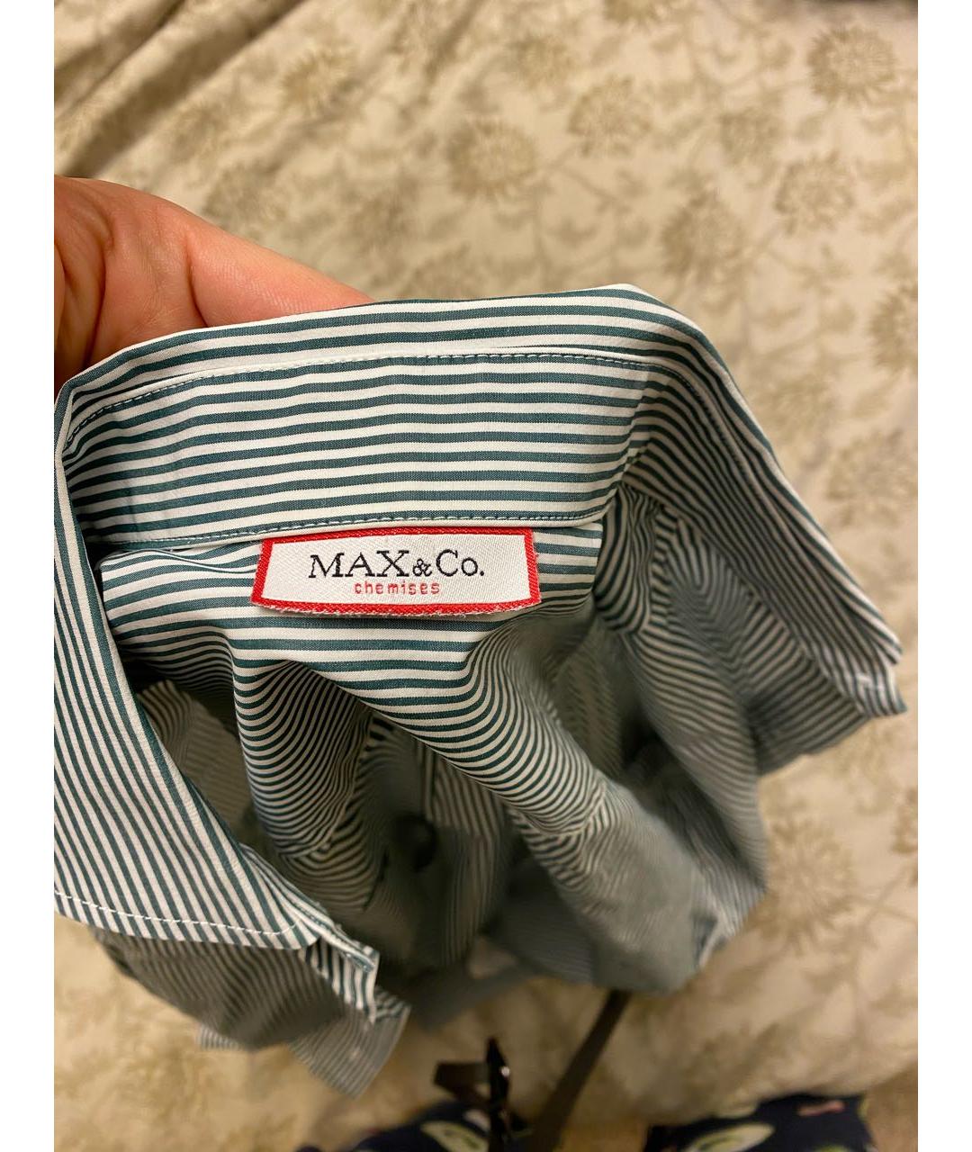 MAX&CO Зеленая хлопковая рубашка, фото 3