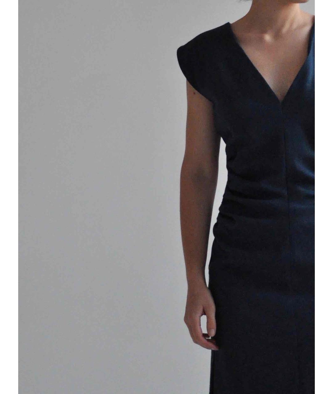 YVES SAINT LAURENT VINTAGE Бирюзовое шерстяное повседневное платье, фото 2