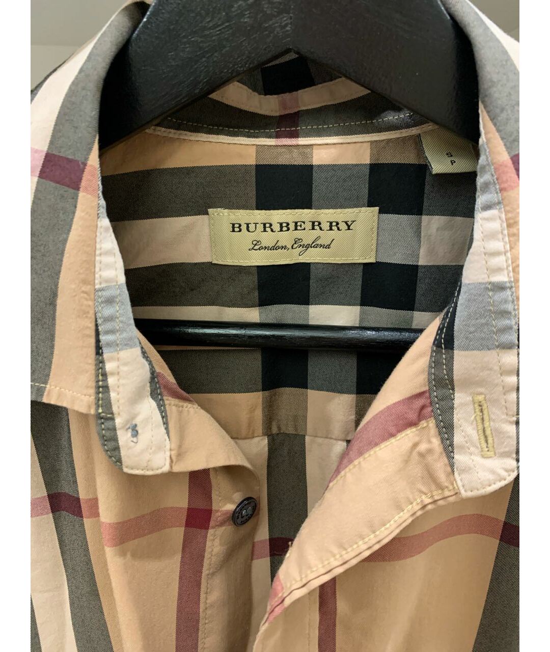 BURBERRY Коричневая хлопковая кэжуал рубашка, фото 3