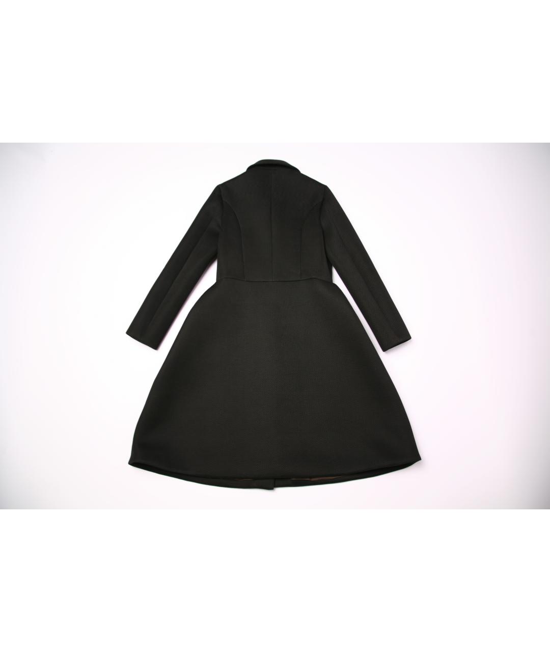 SIMONE ROCHA Черное полиэстеровое пальто, фото 2