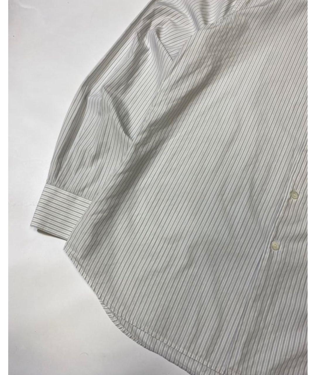 PRADA Белая хлопковая классическая рубашка, фото 4