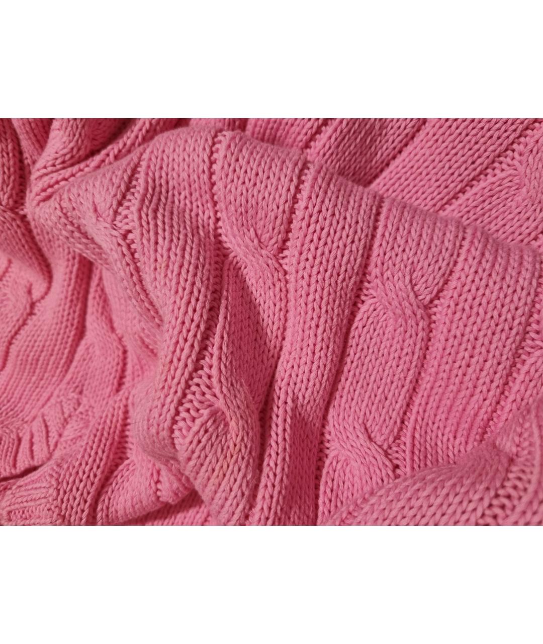 POLO RALPH LAUREN Розовый хлопковый джемпер / свитер, фото 6