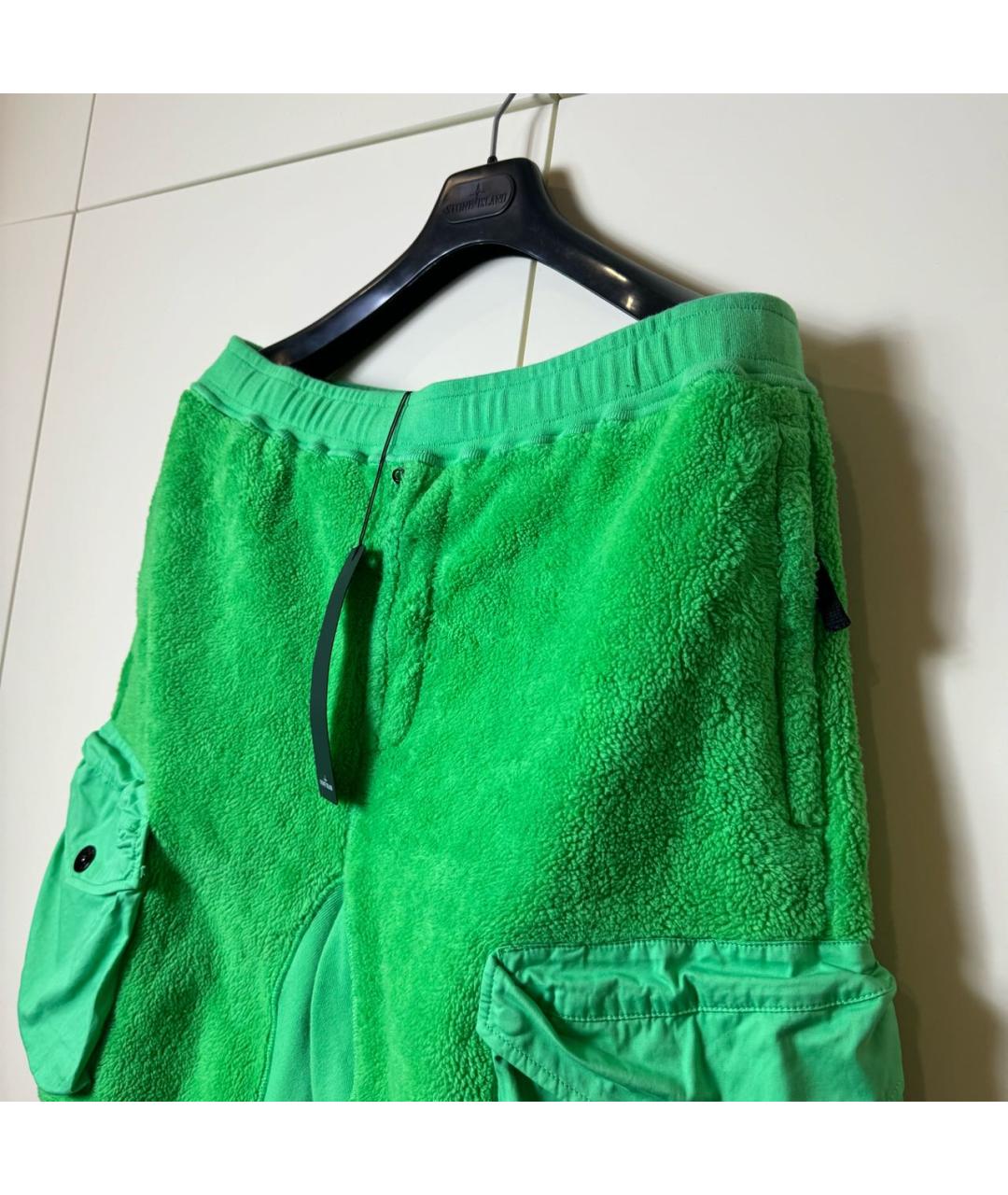 STONE ISLAND Салатовые шорты, фото 4