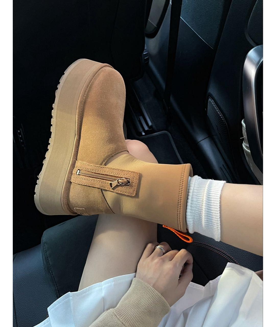 UGG AUSTRALIA Коричневые ботинки, фото 6