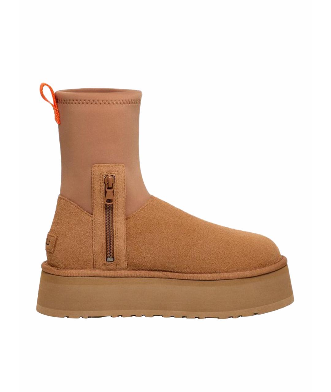 UGG AUSTRALIA Коричневые ботинки, фото 1