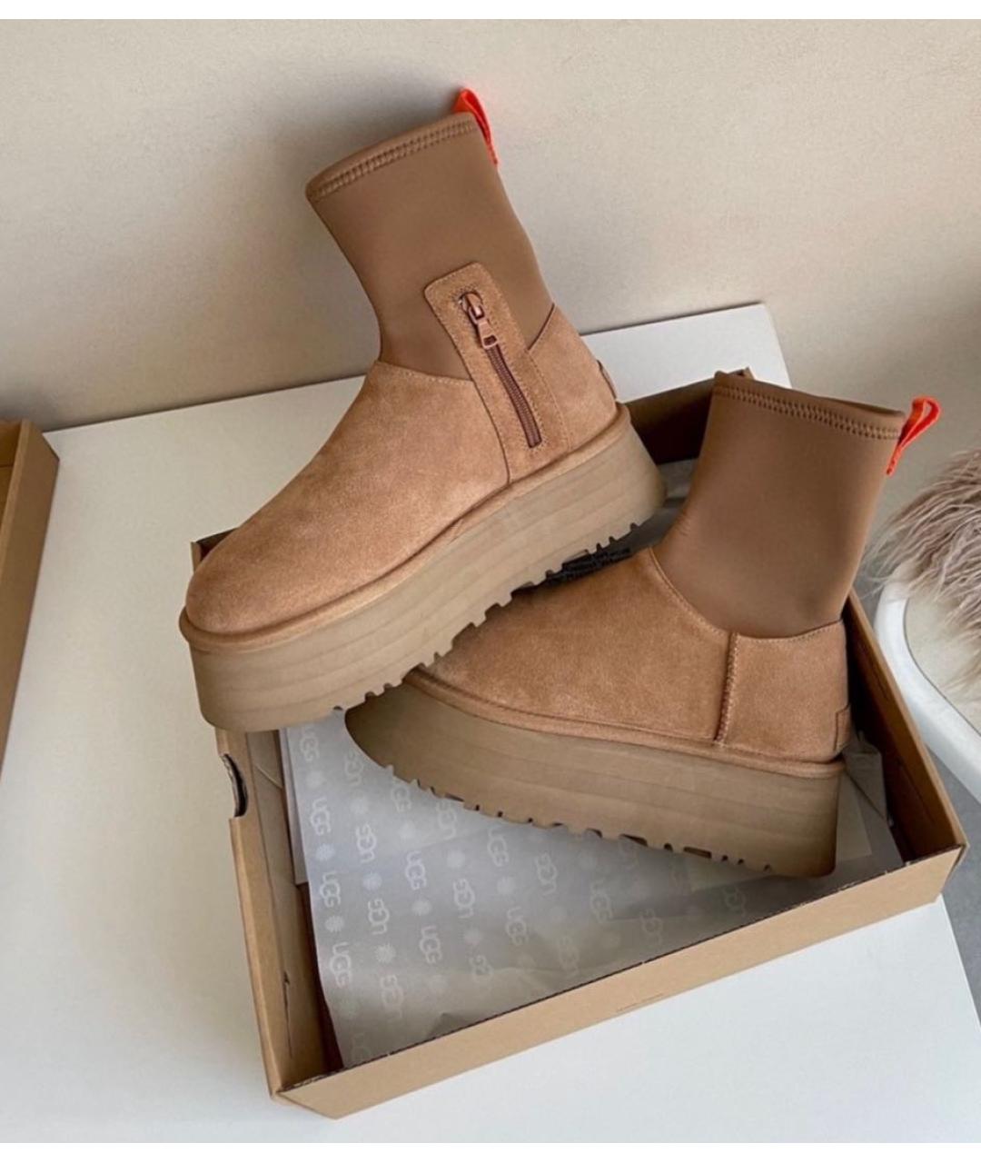 UGG AUSTRALIA Коричневые ботинки, фото 5