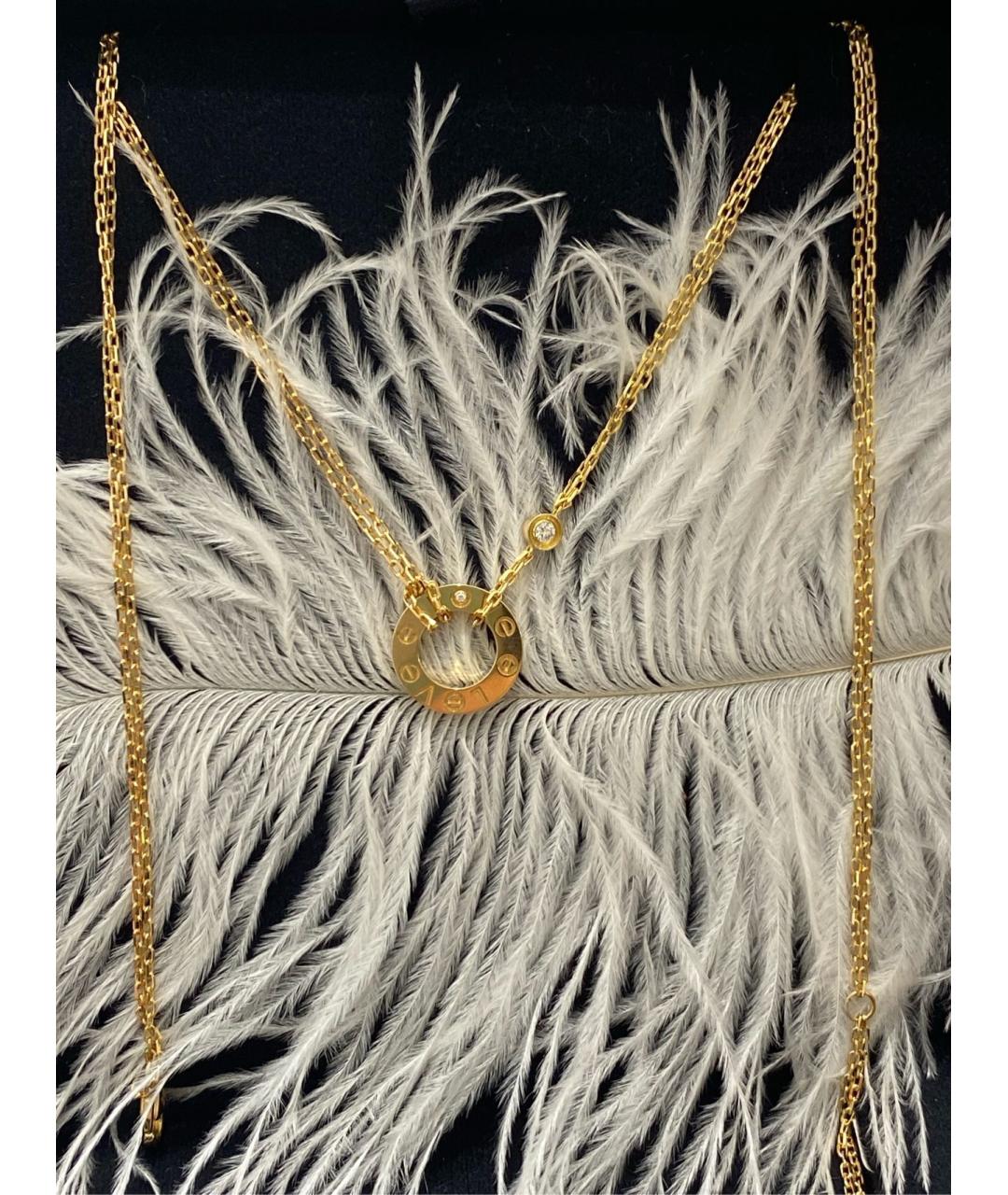 CARTIER Золотое колье из желтого золота, фото 4