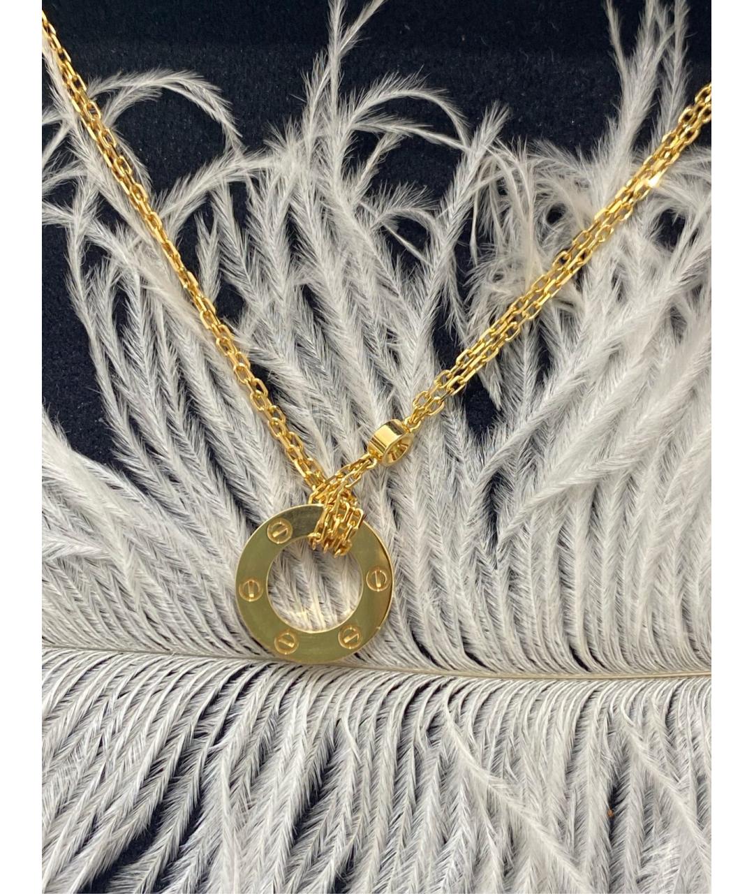 CARTIER Золотое колье из желтого золота, фото 5