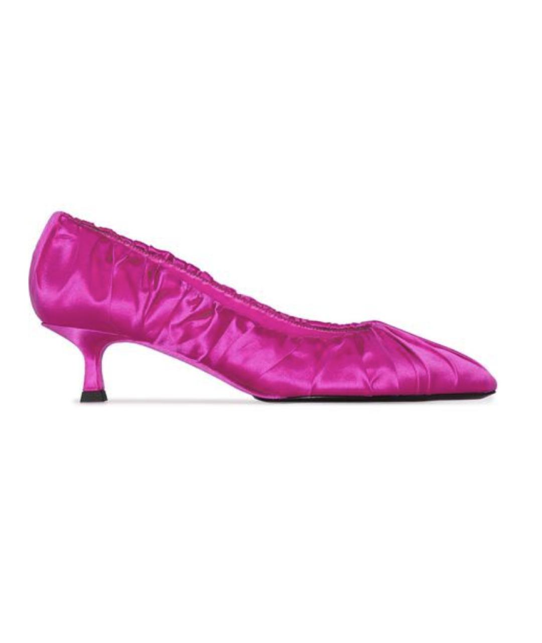 KHAITE Розовые текстильные туфли, фото 1
