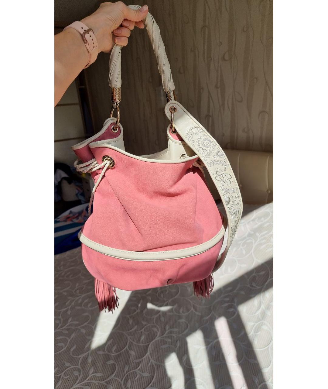 LANCEL Розовая сумка тоут из искусственной кожи, фото 3