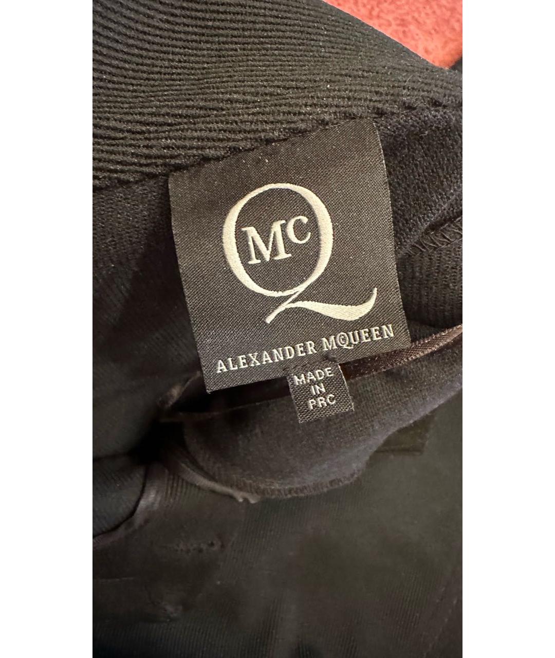 MCQ ALEXANDER MCQUEEN Черная шерстяная юбка миди, фото 5