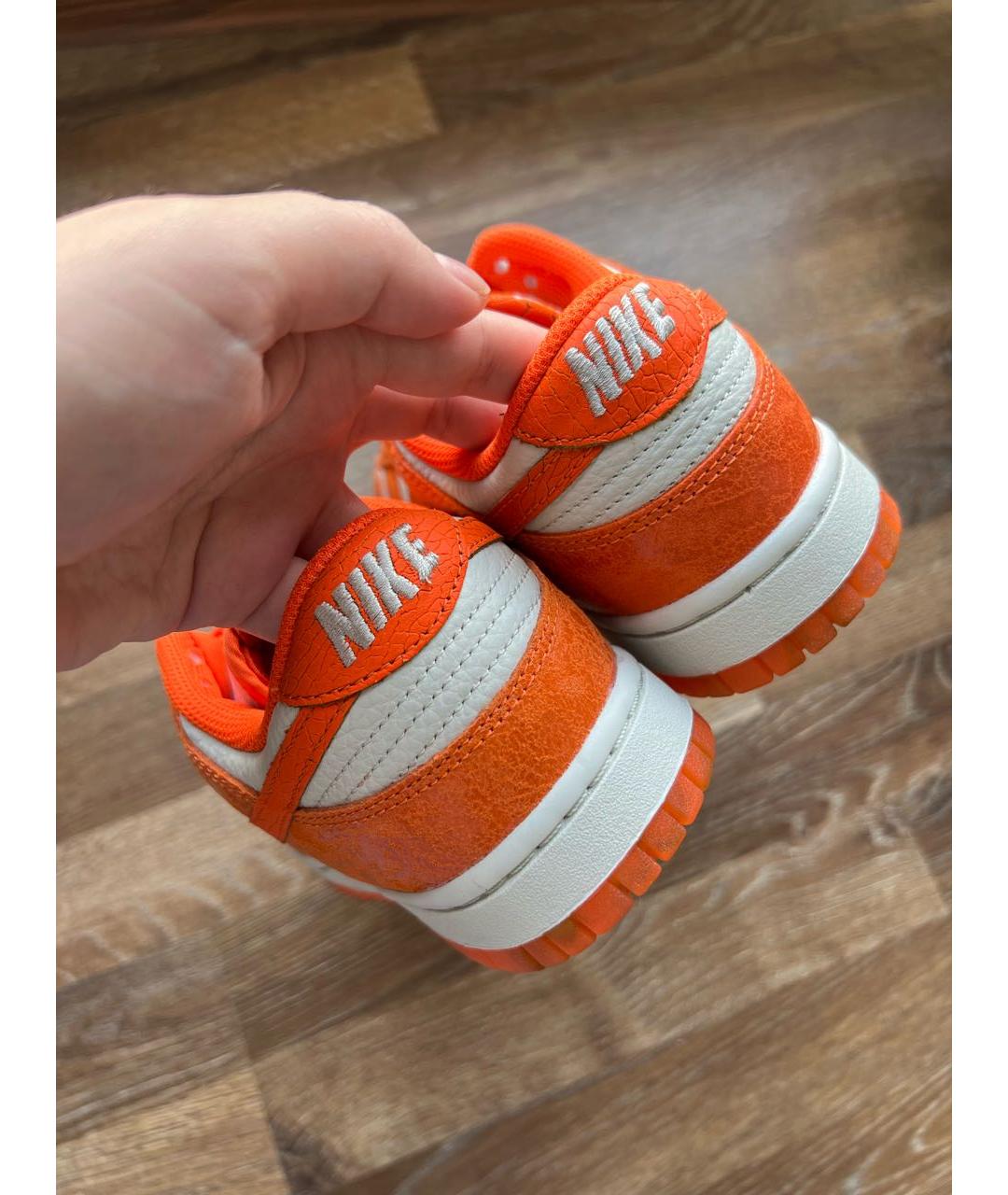 NIKE Оранжевое кеды, фото 3