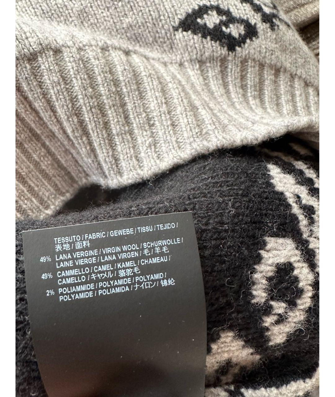 BALENCIAGA Серый шерстяной джемпер / свитер, фото 7