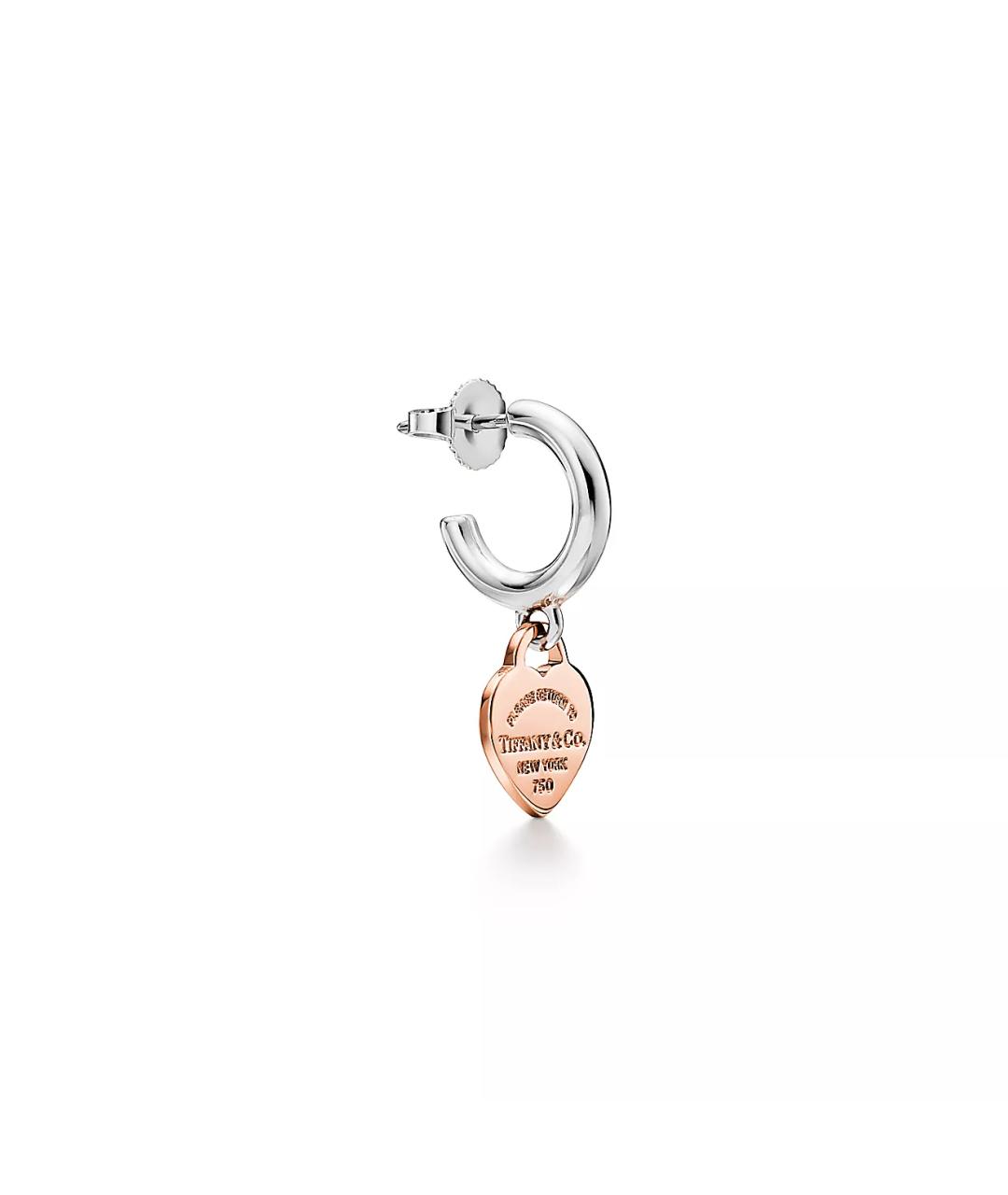 TIFFANY&CO Золотые серьги из розового золота, фото 2
