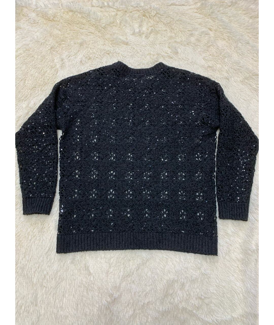 BRUNELLO CUCINELLI Антрацитовый кашемировый джемпер / свитер, фото 2