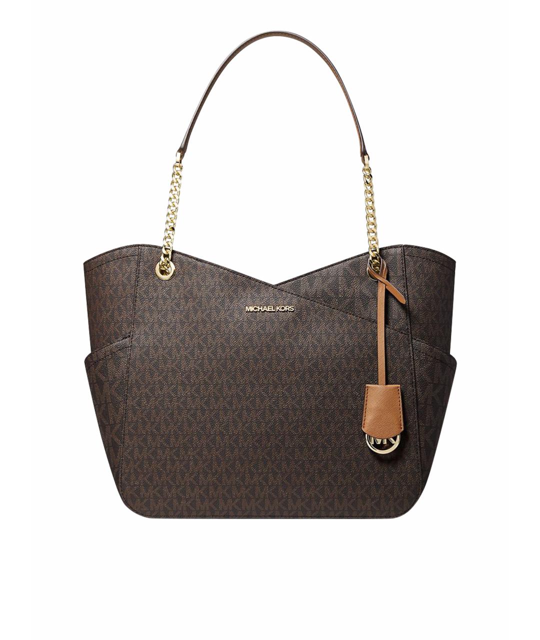 MICHAEL KORS Коричневая сумка тоут, фото 1