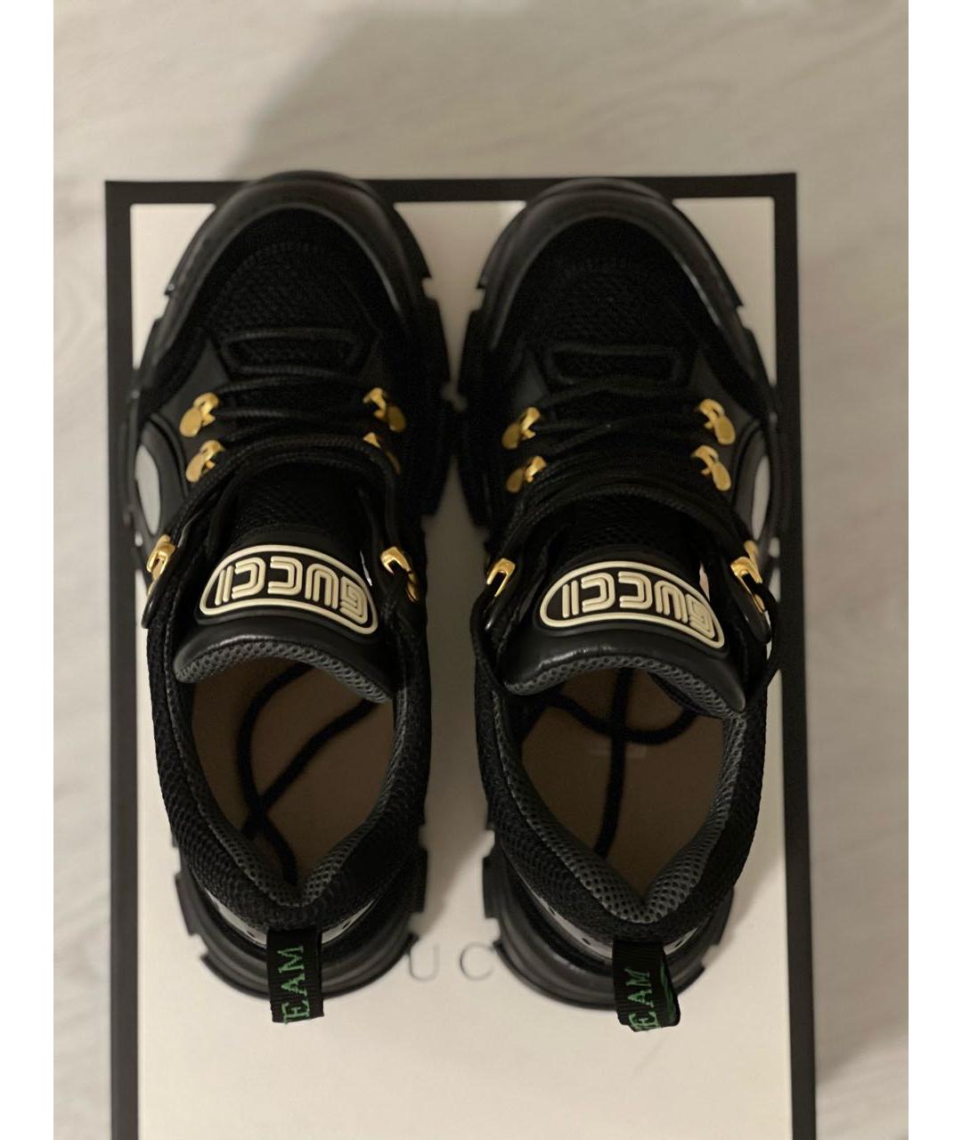GUCCI Черные кроссовки, фото 3