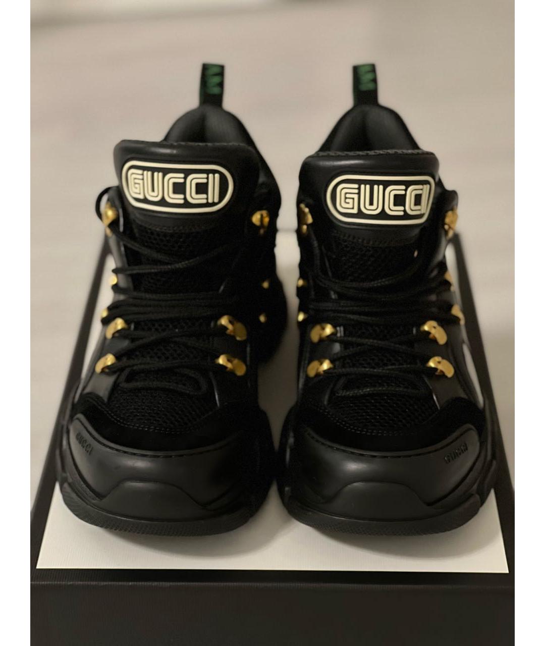 GUCCI Черные кроссовки, фото 2