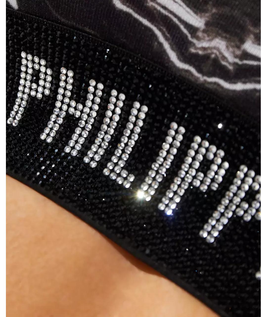 PHILIPP PLEIN Черный бюстгалтеры, фото 6