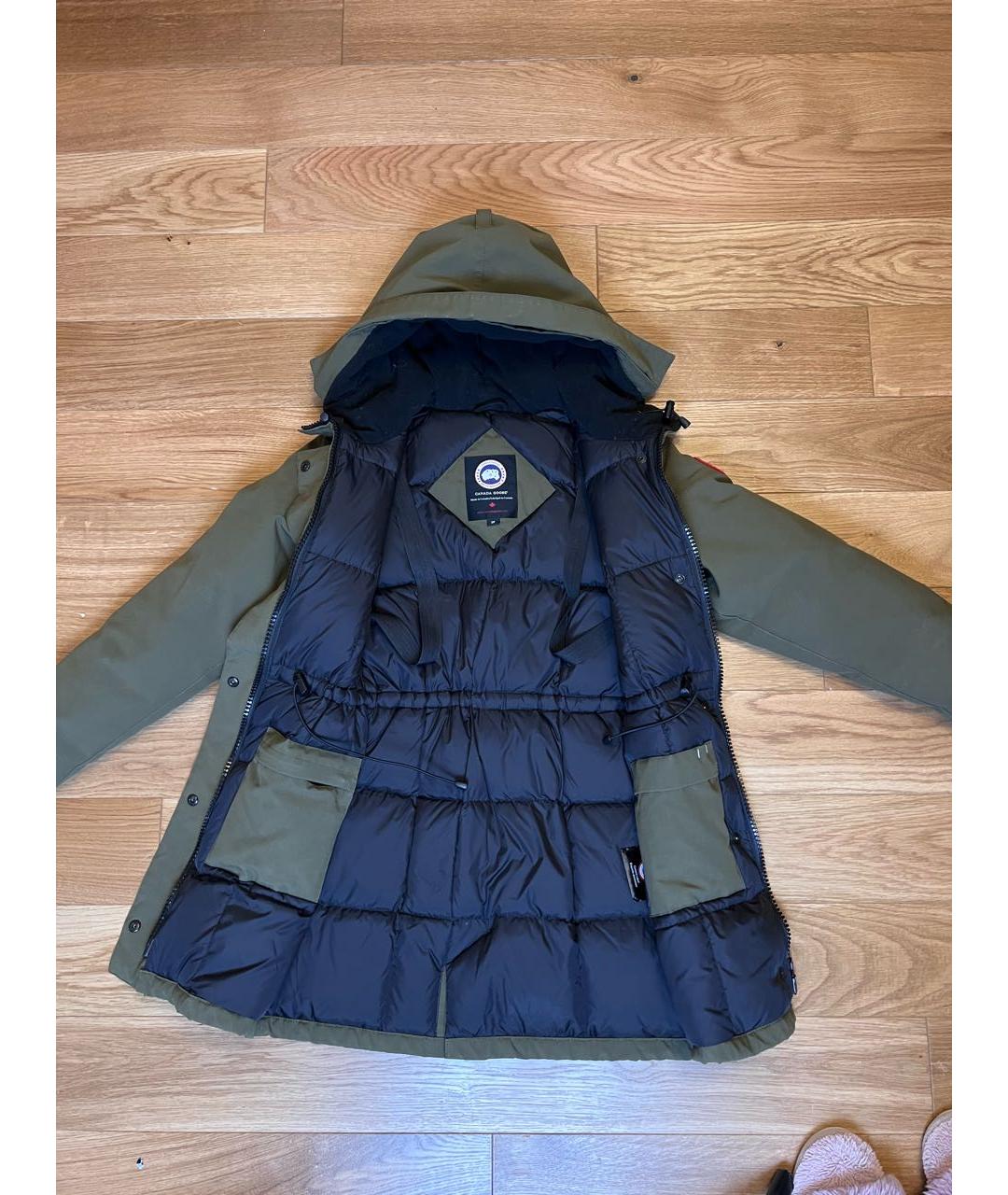 CANADA GOOSE Хаки хлопковая парка, фото 7